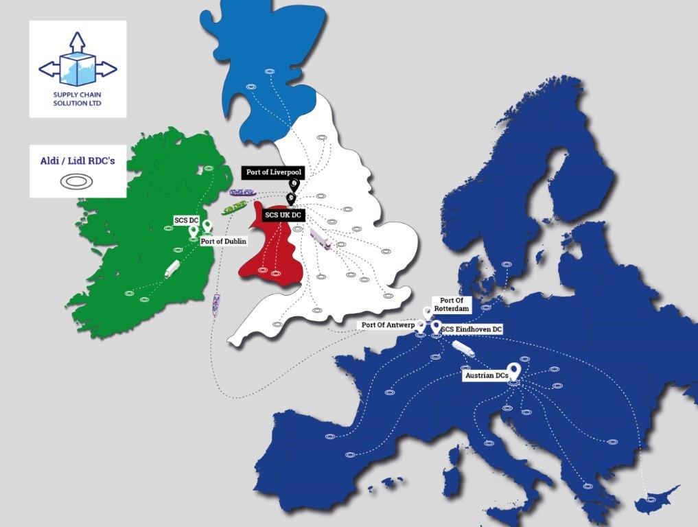 UK, Ireland and EU temperature controlled logistics