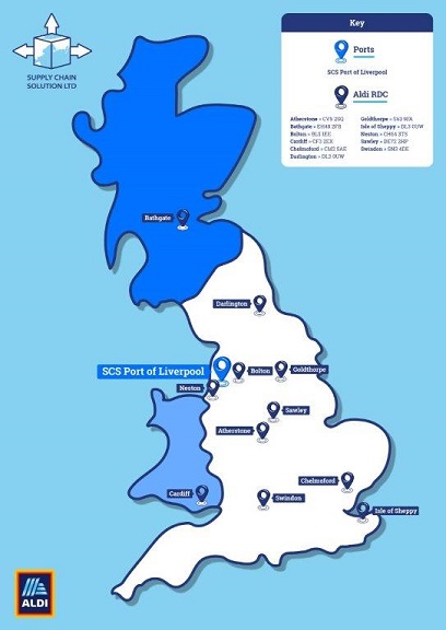 Logistics services to Aldi - Supply Chain Solution Ltd