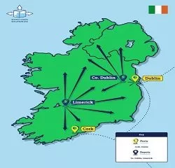 Map of Ireland